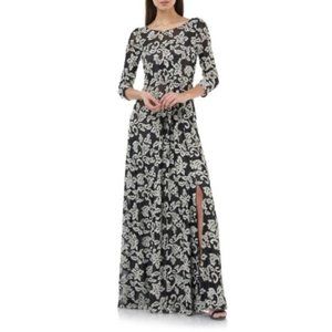 JS Collections | Dresses | Js Collections Embroidered Mesh Gown | Poshmark